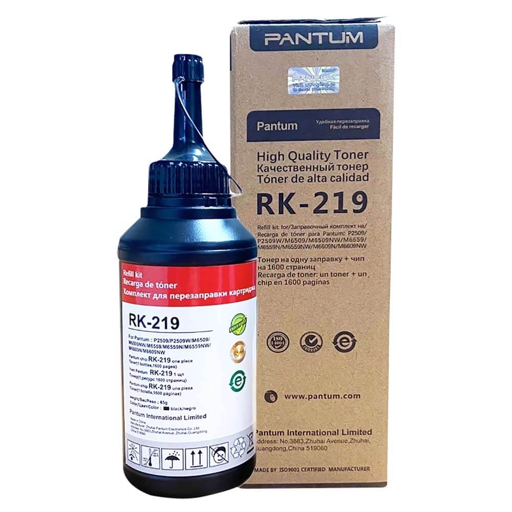 Refil Toner RK-219 para Pantum P2509W M6559NW - Impressorajato